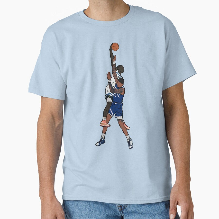 Anthony Edwards Dunks On John Collins Classic T Shirt