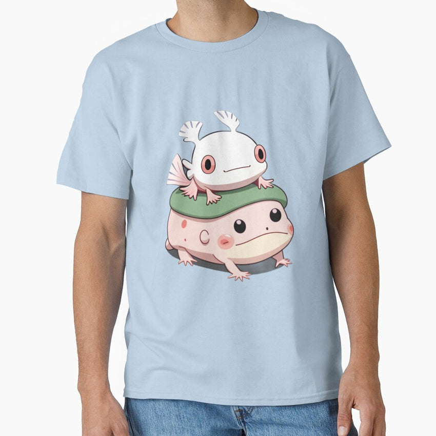 Axolotl On A Frog Classic T Shirt