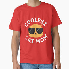 Coolest Cat Mom Classic T-Shirt