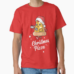 Jolly Christmas Pizza Classic T-Shirt