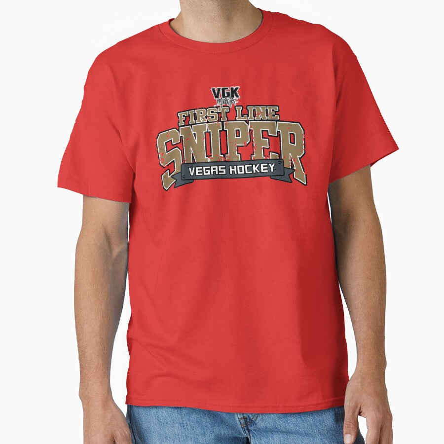 1st Line Sniper Classic T-Shirt