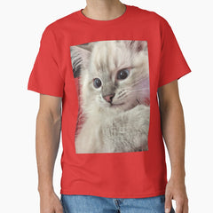 Lynx ragdoll kitten looking cheeky Classic T-Shirt