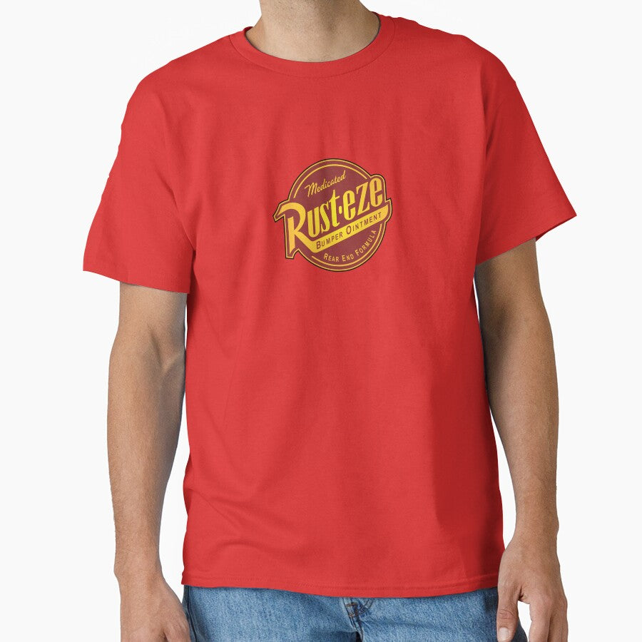 Lightning Mcqueen Rust Eze Sticker Classic T Shirt