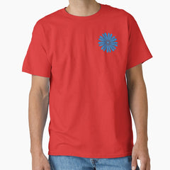 Retro Blue Flower Classic T-Shirt