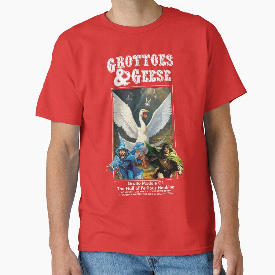 Grottoes And Geese The Hall Of Perilous Honking Classic T Shirt