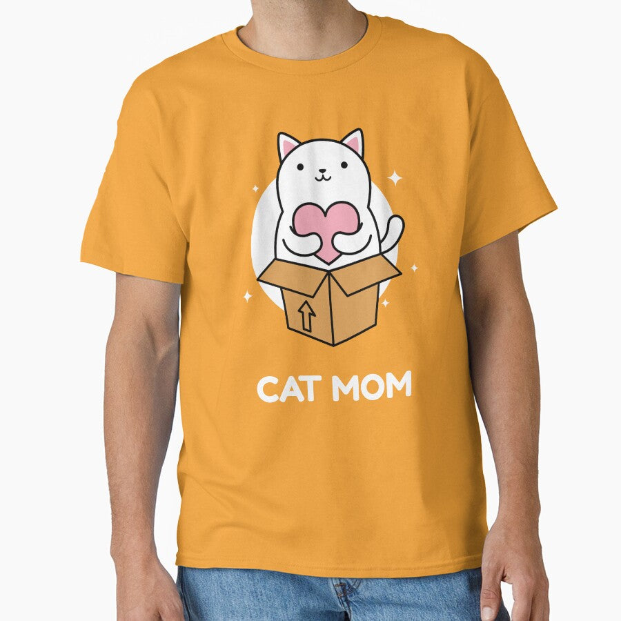 Cat Mom, Cats Lover, Classic T-Shirt