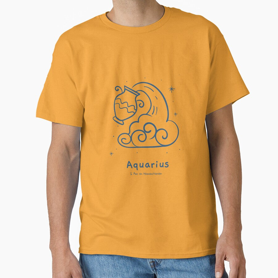 Aquarius: I am an humanitarian Classic T-Shirt
