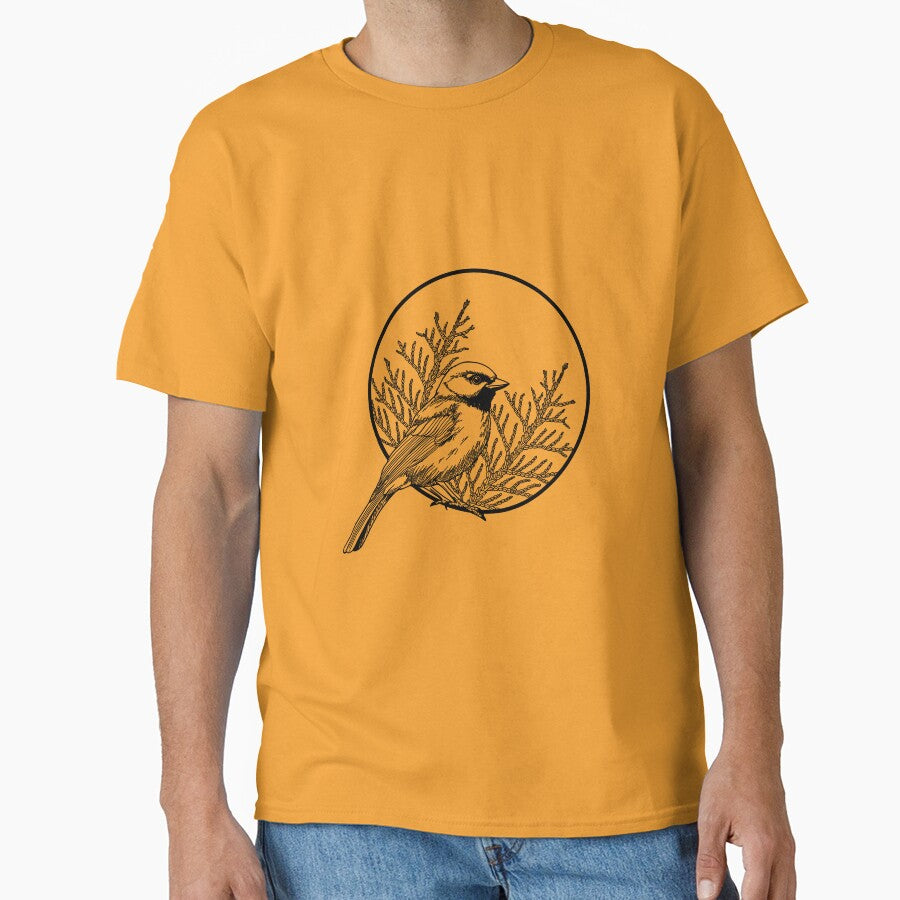Chickadee in Cedar Classic T-Shirt