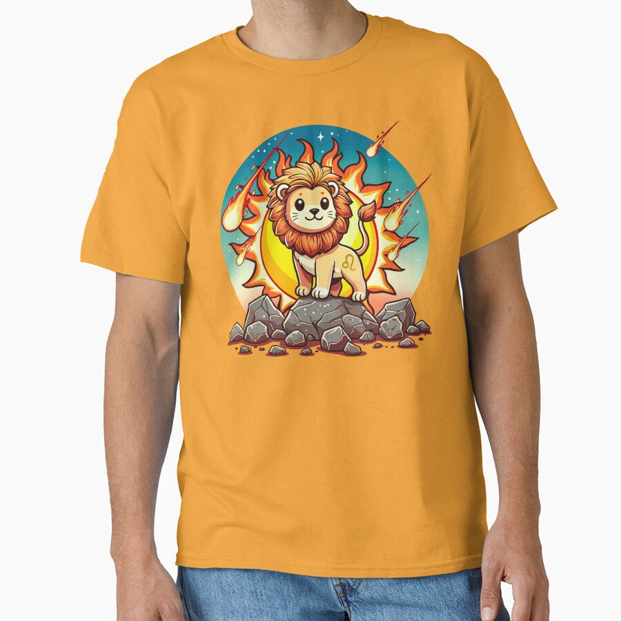 Cute Leo with Rising Sun Classic T-Shirt
