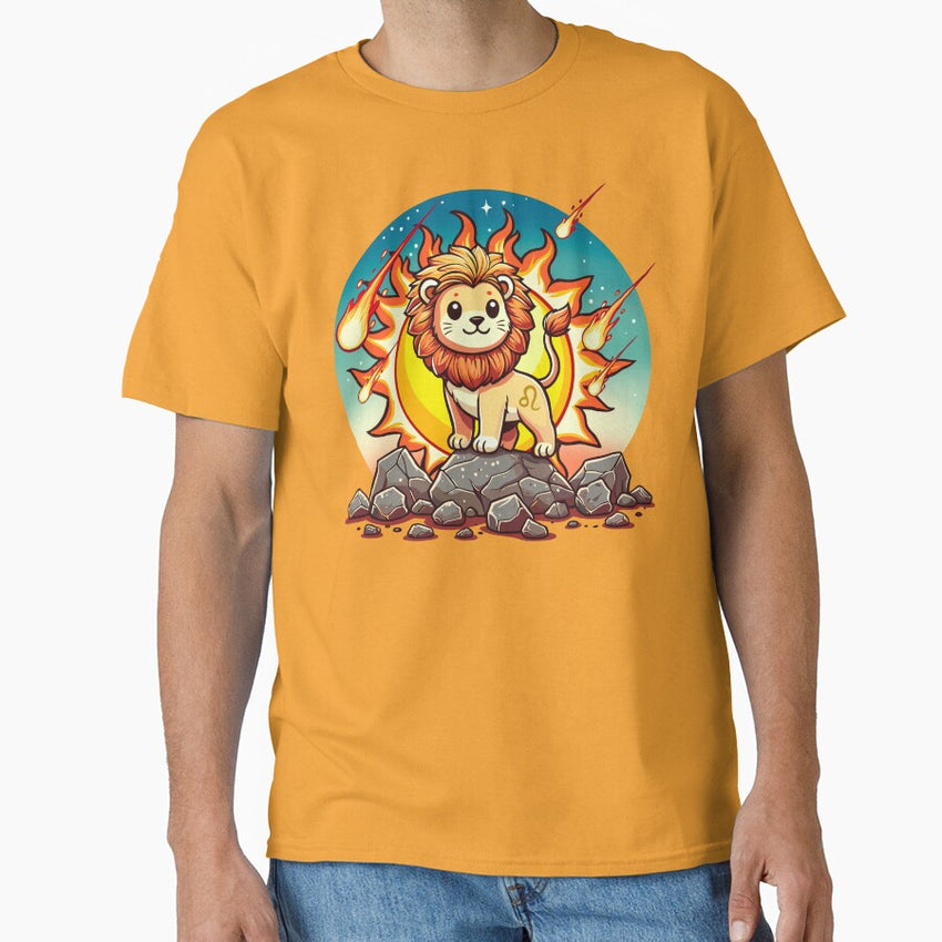 Cute Leo with Rising Sun Classic T-Shirt