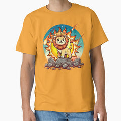 Cute Leo with Rising Sun Classic T-Shirt