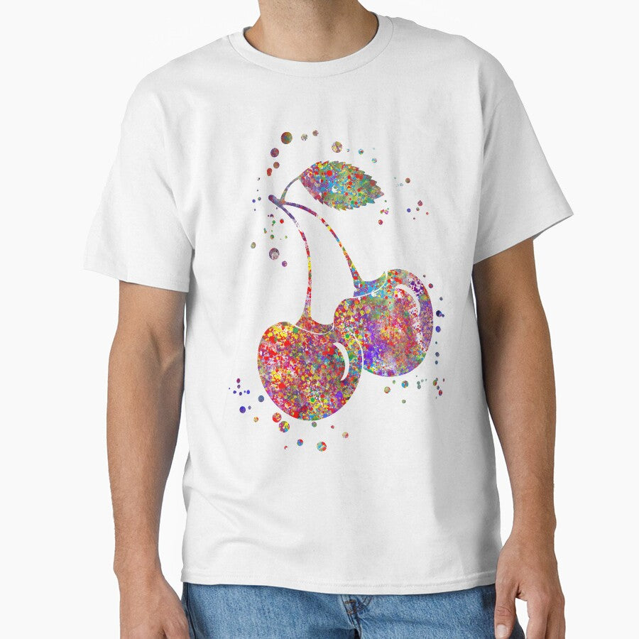Cherry Watercolor Cherry Classic T Shirt