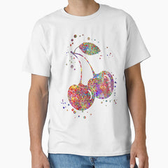 Cherry Watercolor Cherry Classic T Shirt