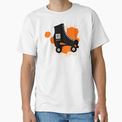 APRR Atlanta Skate Club RollerSkate Orange with QR code Classic T-Shirt