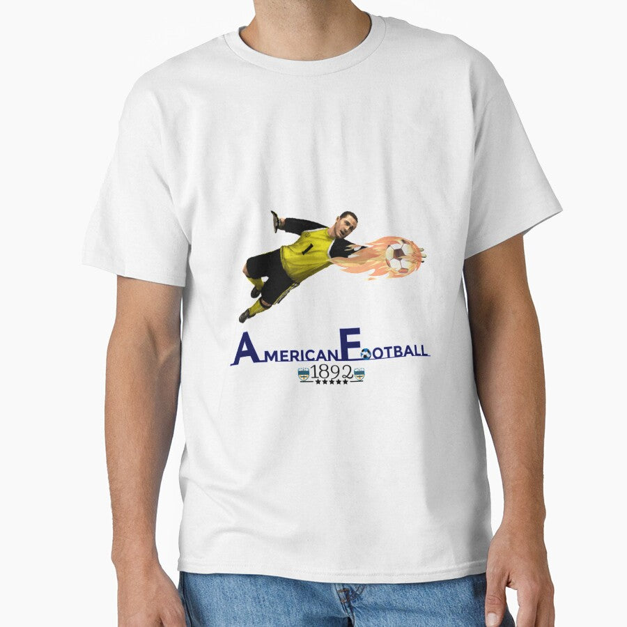 "Football History/1892,American football" Luxury Football Design Classic T-Shirt