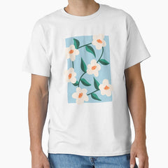 narissus white lily flower illustration Classic T-Shirt
