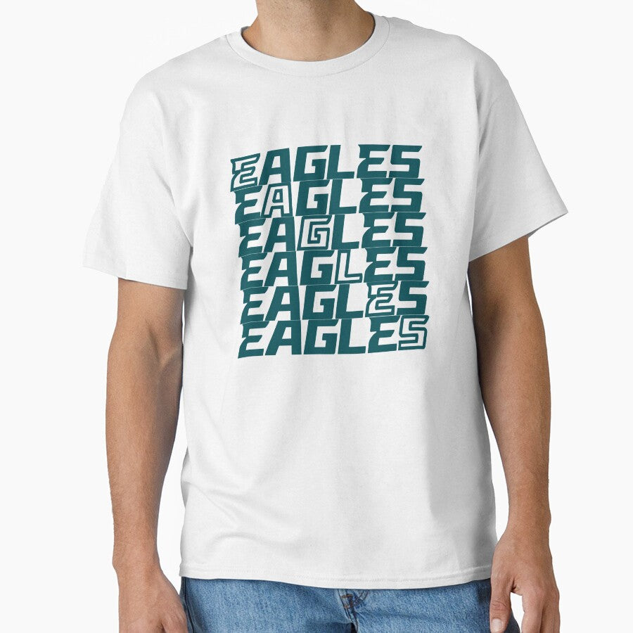 Artsy Retro Eagles Classic T-Shirt