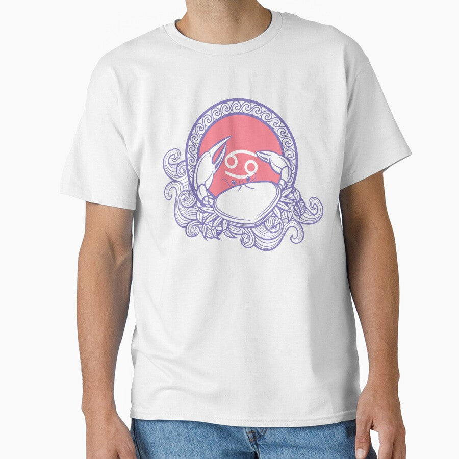 Cancer/ zodiac sign/ pastel star/ astrological symbol Classic T-Shirt