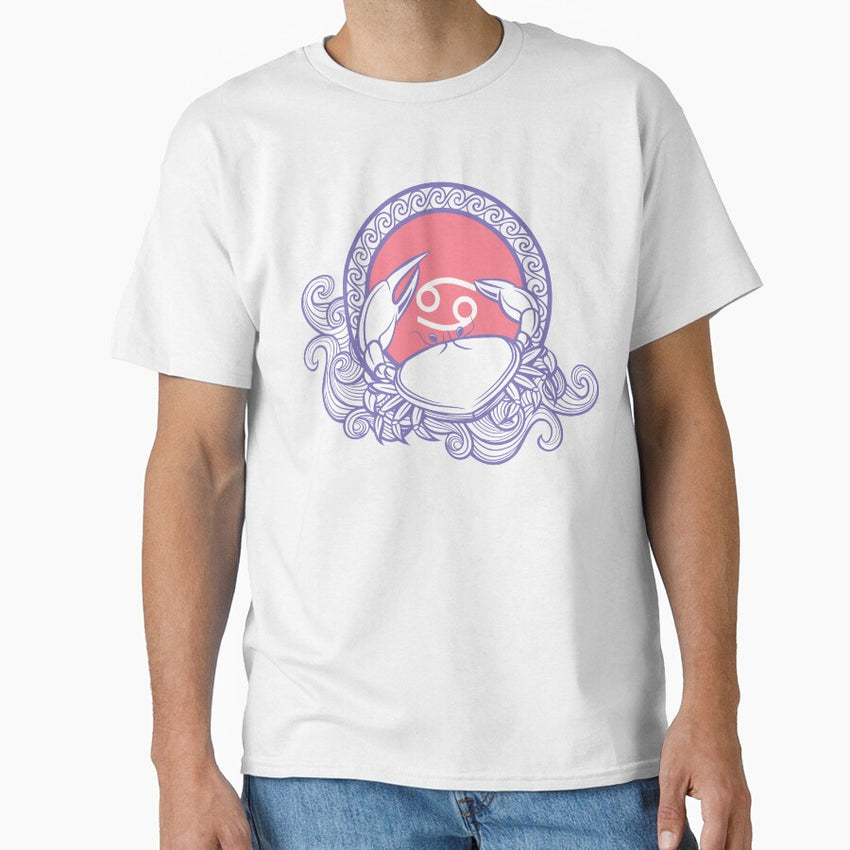 Cancer/ zodiac sign/ pastel star/ astrological symbol Classic T-Shirt