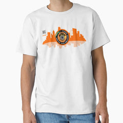 Aprr Atlanta Skate Club City Orange With Qr Code Classic T Shirt