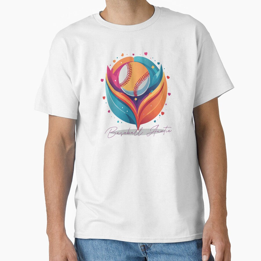 Baseball Auntie Sport Art - TrendStitch Collection Classic T-Shirt