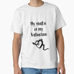 My Snake is My Valentine Classic T-Shirt