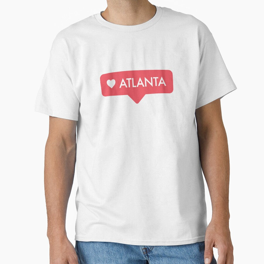 Atlanta Heart Tag Classic T-Shirt