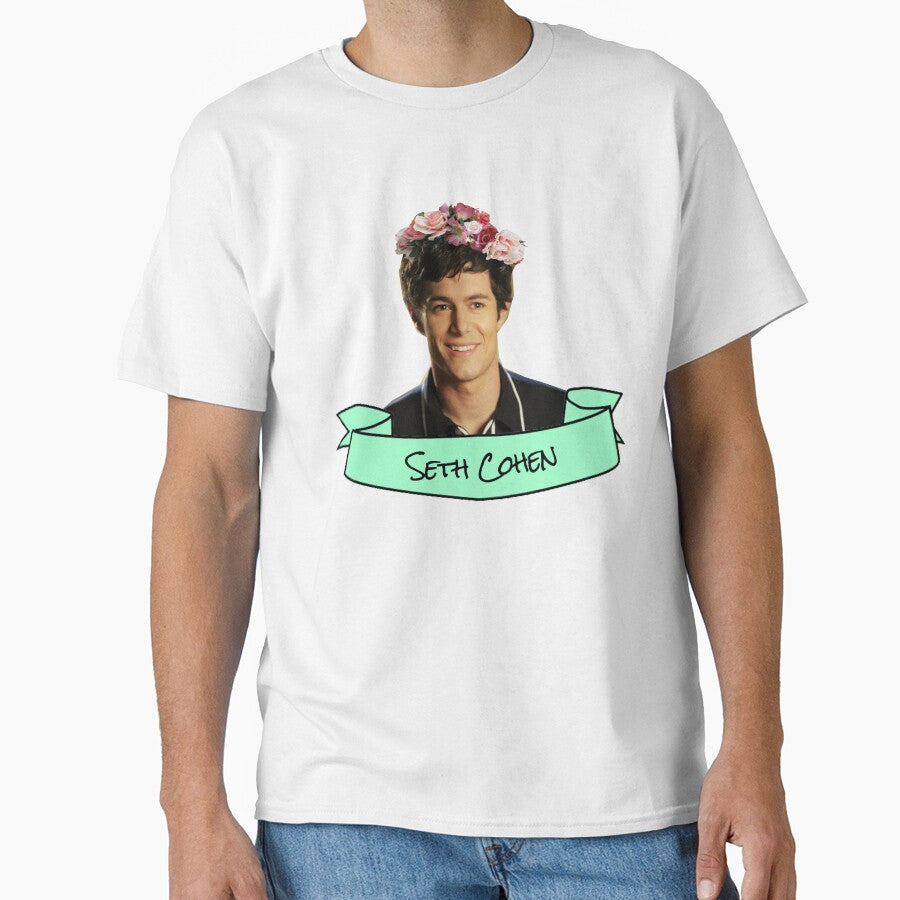 Seth Cohen Flower Crown Sticker Classic T Shirt