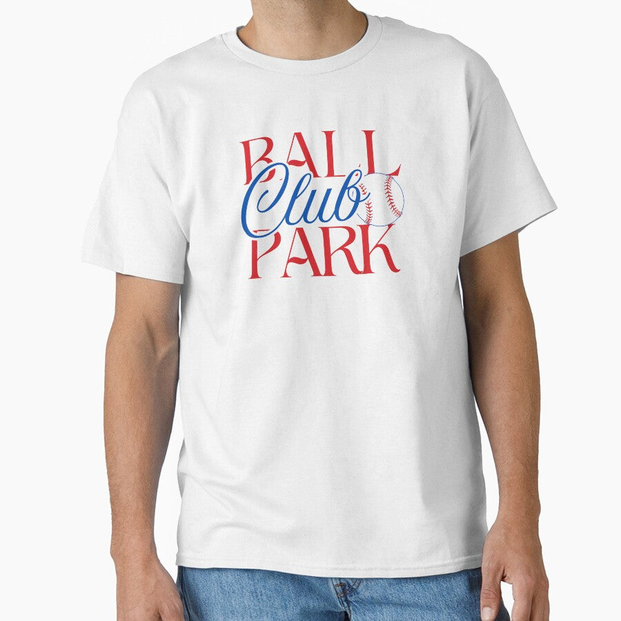 Ballpark Club Sticker – Baseball Game Day & Park Vibes Classic T-Shirt