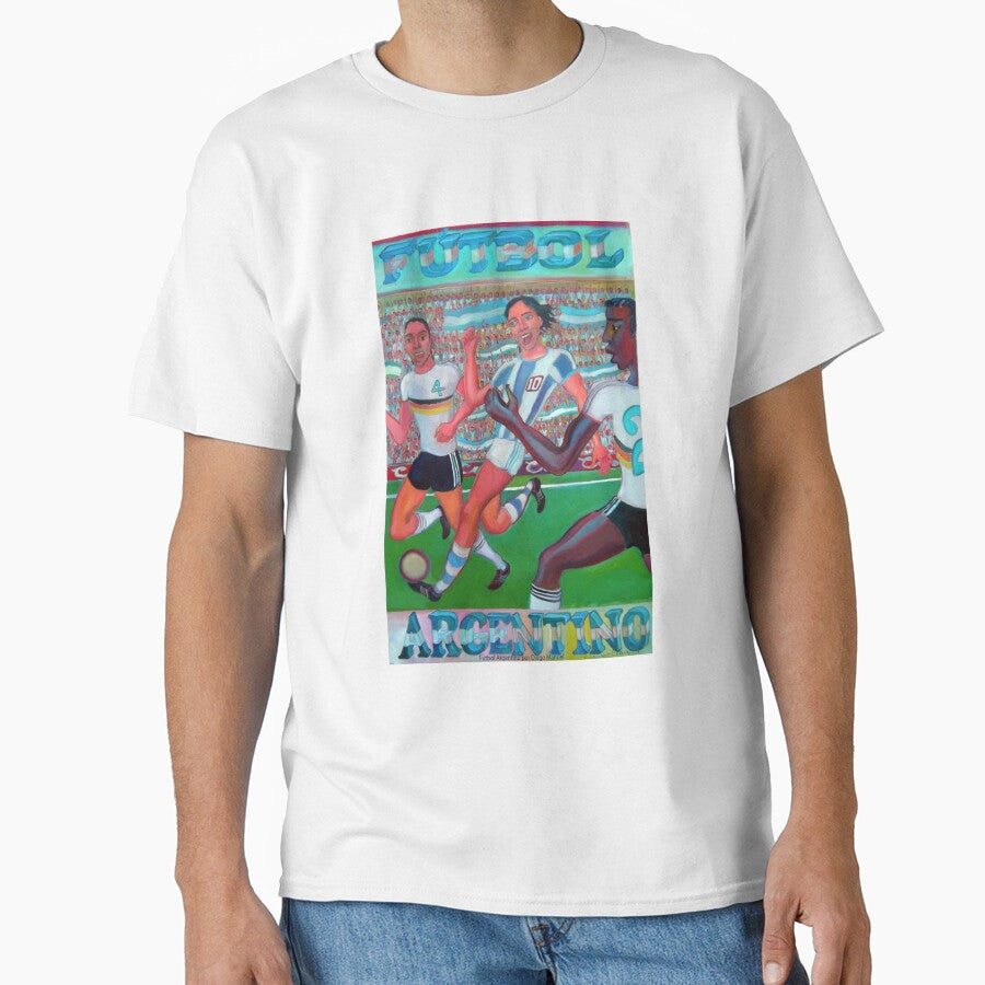 Argentine soccer by Diego Manuel Classic T-Shirt