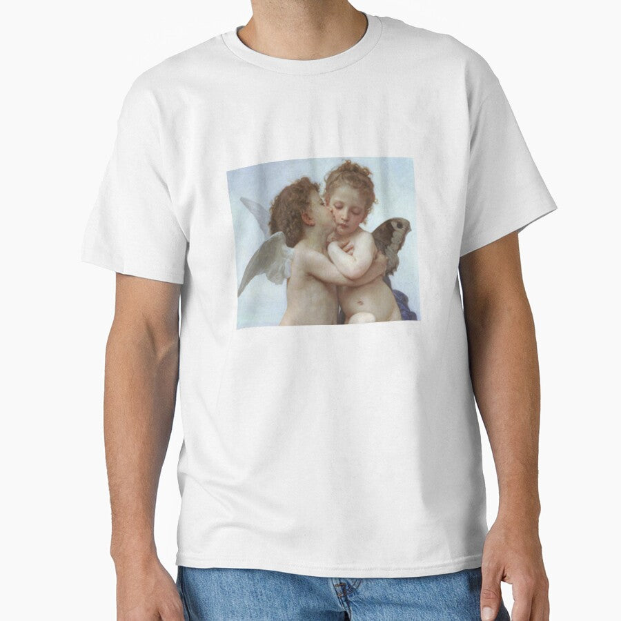 Baby Angels Kissing Classic T Shirt