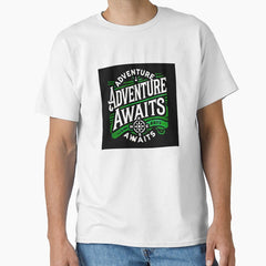 Adventure Awaits A Call To Explore Classic T Shirt
