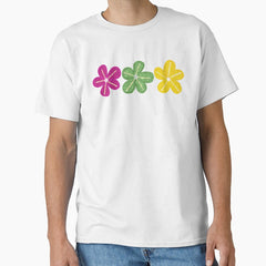 Retro Flower Trio Classic T-Shirt