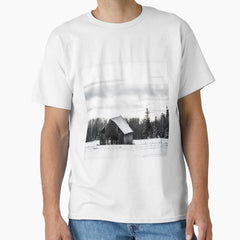 Abandoned Shed In A Minnesota Winter Classic T Shirt
