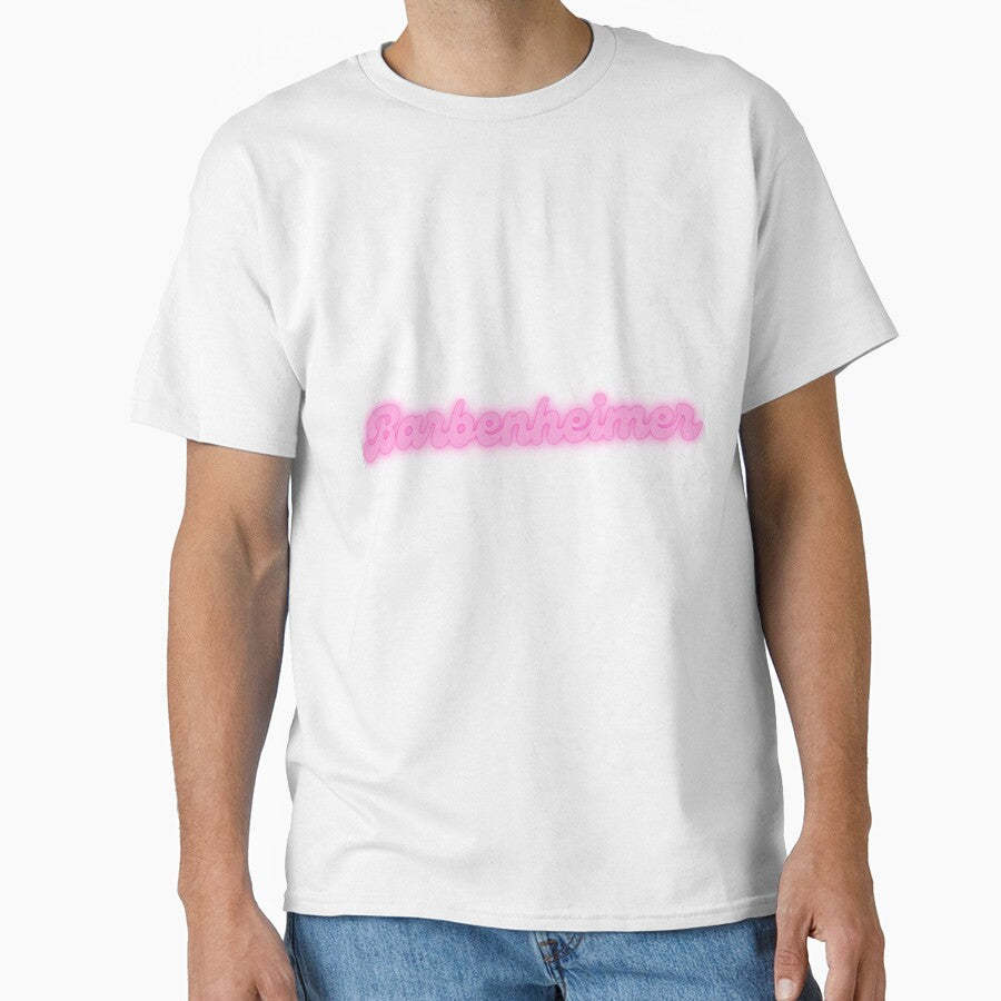 Barbenheimer 2023 Neon Text Classic T Shirt