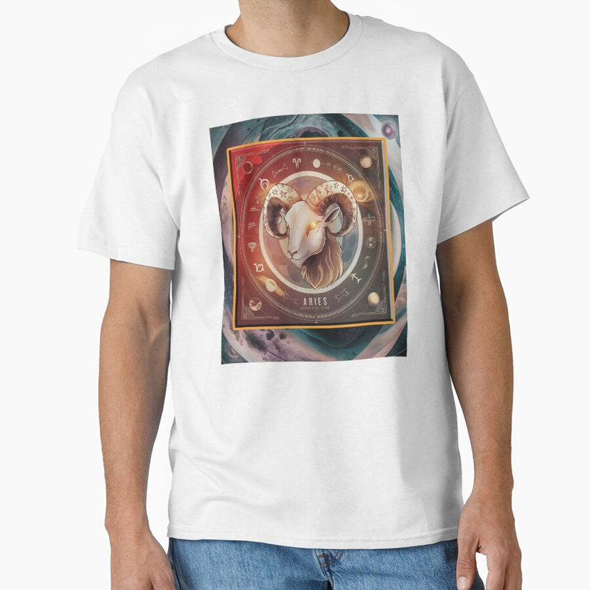 A start sign of a Ram known as Aries Classic T-Shirt