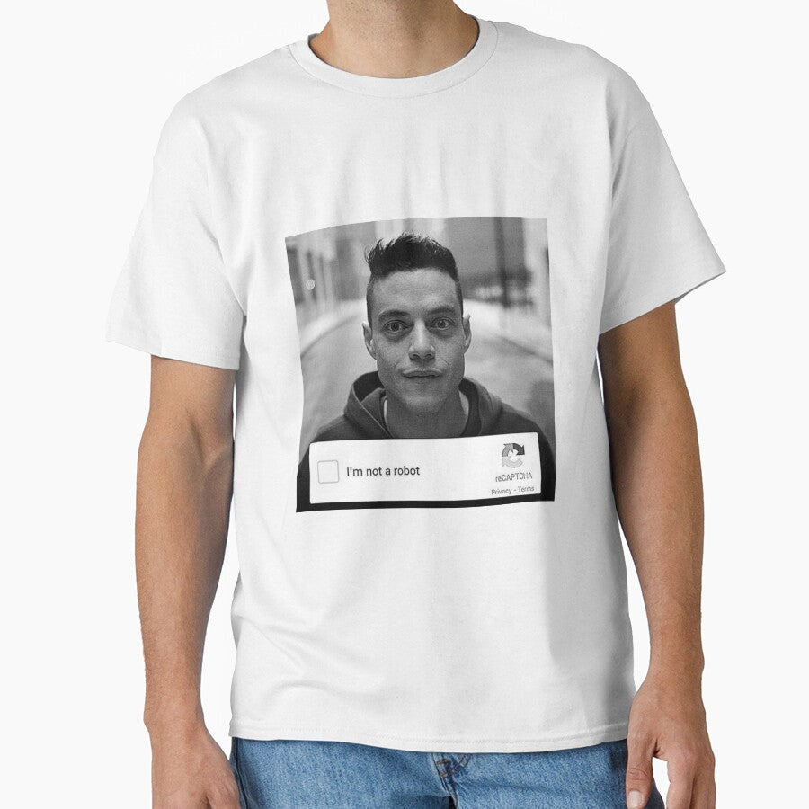 Mr Robot Captcha Classic T Shirt