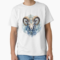 Capricorn Zodiac Sign Illustration Classic T-Shirt