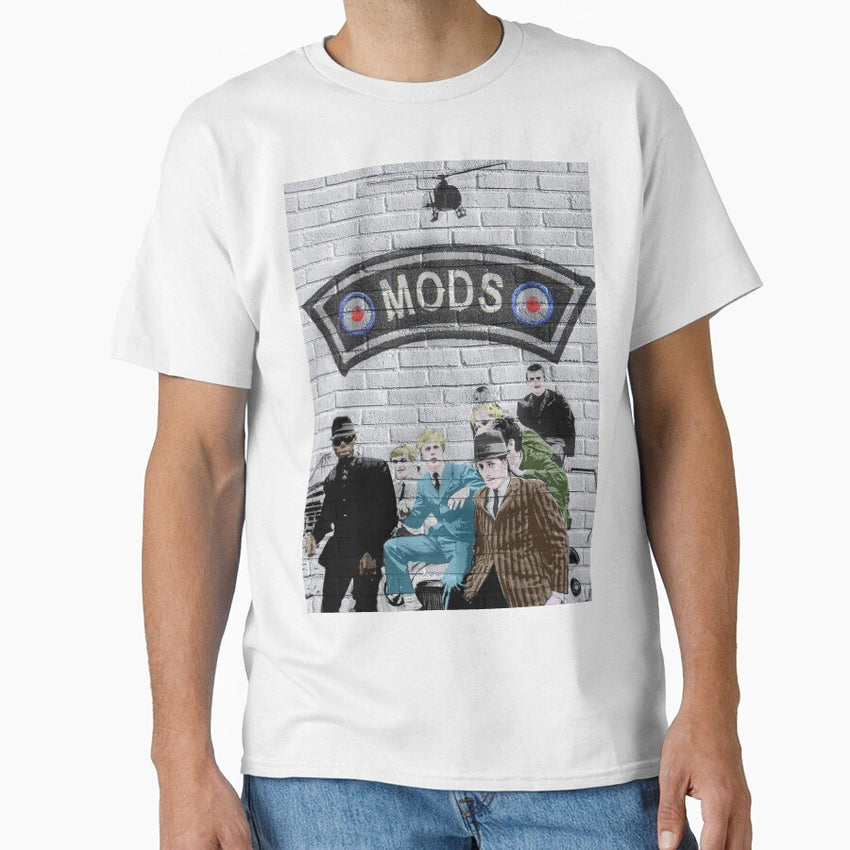 Banksy Style Art Mods Classic T Shirt