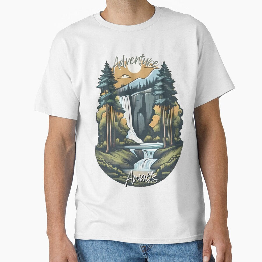 Adventure Awaits Nature Classic T Shirt