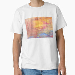 Abstract Painting Sunset Landscape Classic T Shirt