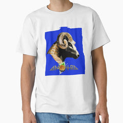 Amun-Ra Egyptian Ram God of Self Creation (by ACCI) Classic T-Shirt