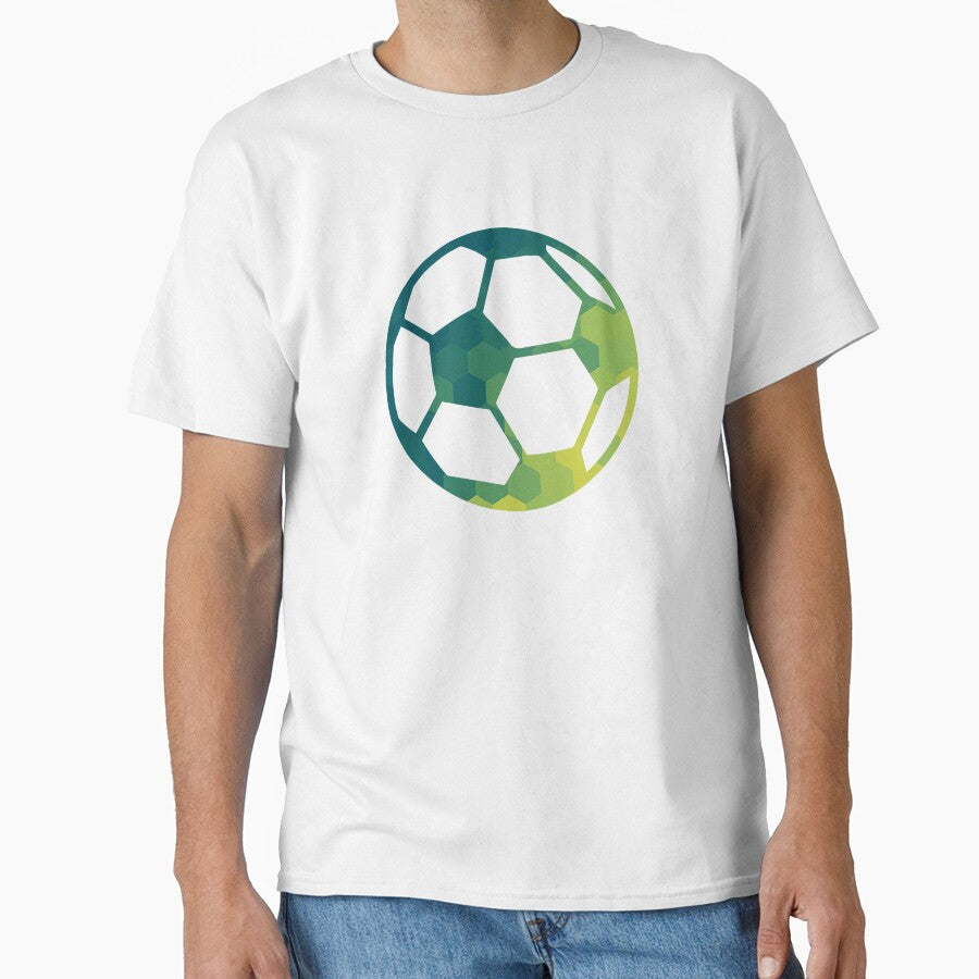 Abstract Soccer Ball Classic T-Shirt