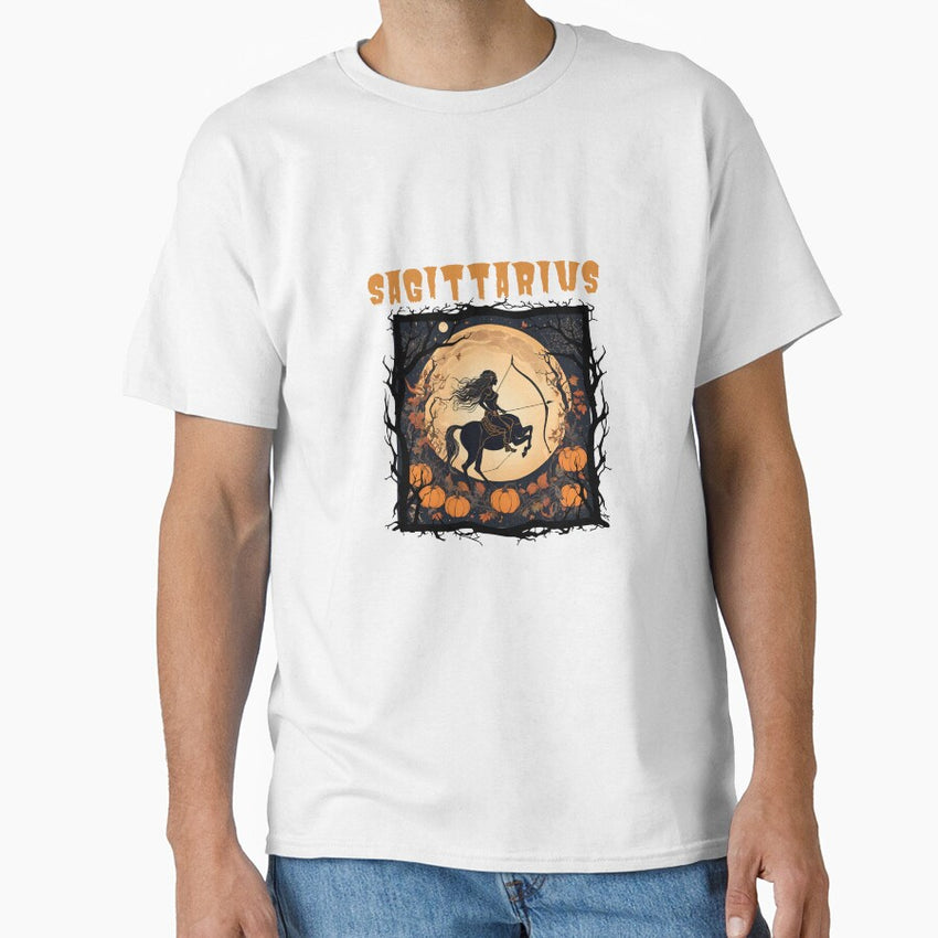 Halloween Zodiac Sign Sagittarius Classic T-Shirt