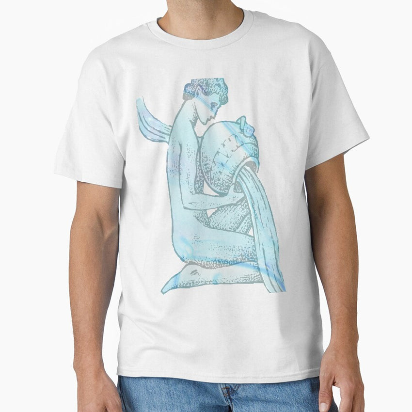 Aquarius Aquarius Constellation And Aquarius Water Bearer Zodiac Horoscope Tshirt Classic T Shirt