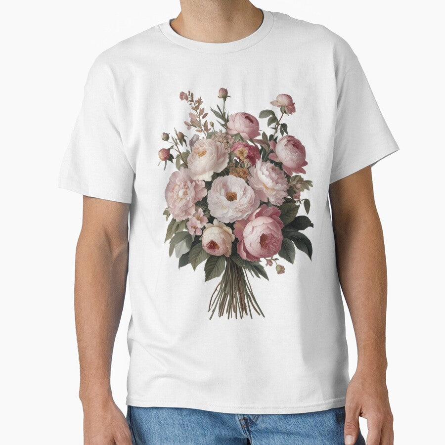 Vintage Floral Blossom - Retro Flower Power Design Classic T-Shirt