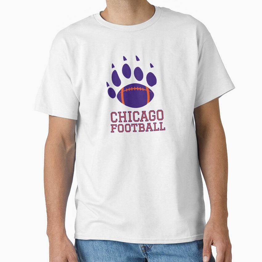 Chicago Football (Blue) Classic T-Shirt