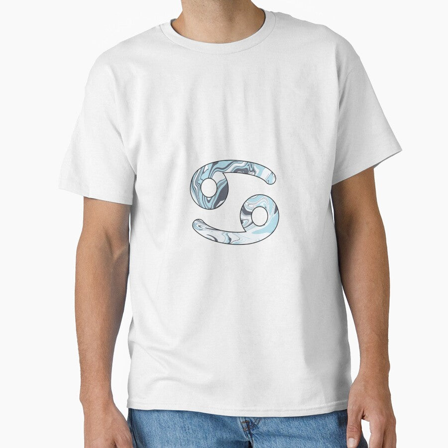 Cancer Marbled Symbol Classic T-Shirt
