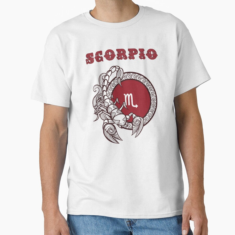 Zodiac sign Scorpio, for born in October, Novenmber Classic T-Shirt