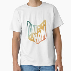 Cat Mom Rainbow Classic T-Shirt